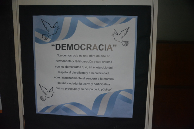 Muestra final de Plástica   “40 años de democracia”