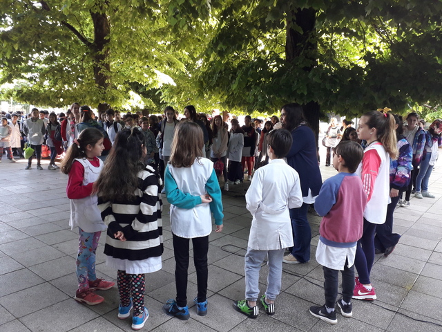 La Escuela separa la basura